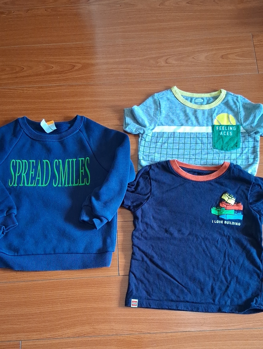 Kids Navy 'Spread Smiles' Sweatshirt - Blue Graphic Top
